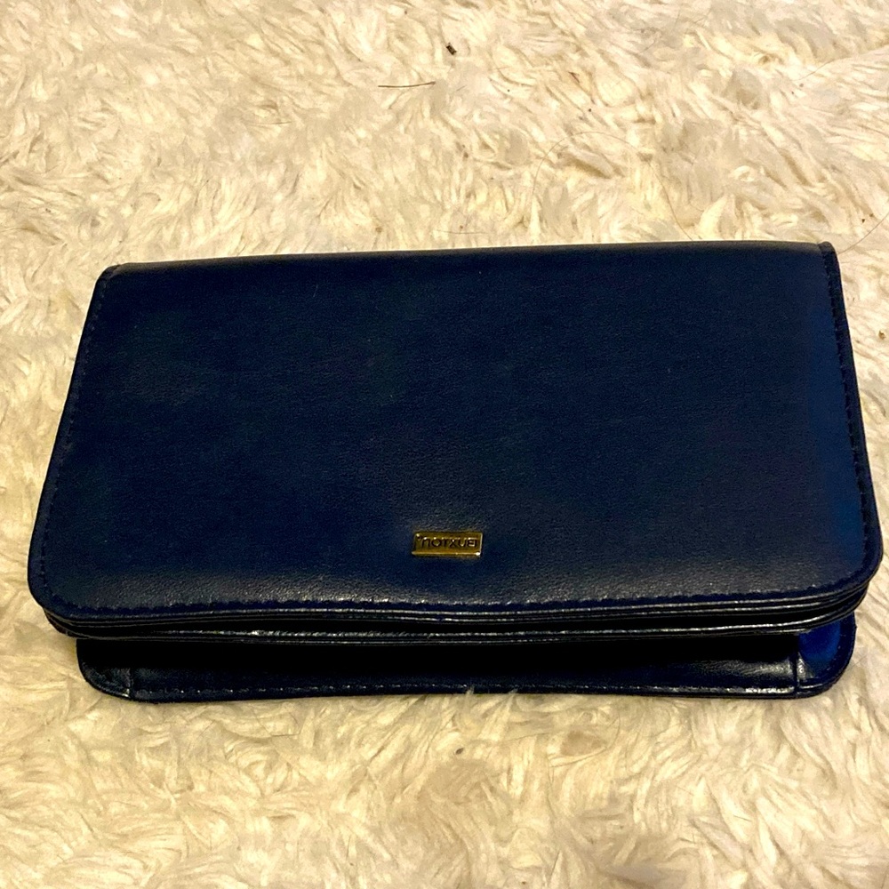 Cute vintage navy Buxton handbag/clutch